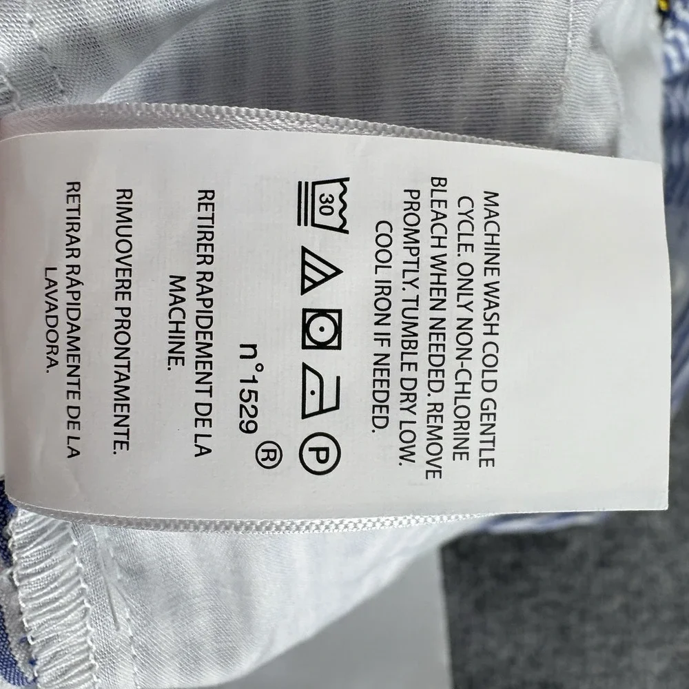 Polo Ralph‎ Lauren Bermuda Shorts Girls 10 Blue White Stretch Classic Resort